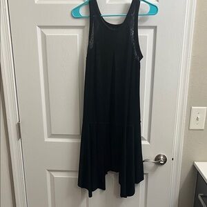 Free People Black Lace Detail Top